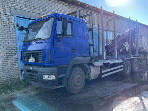 Лесовоз МАЗ (двигатель Mercedes)