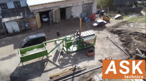 Машина по производству древесного угля - Углевыжигательная печь непрерывного действия «ASK Techniks - 200»