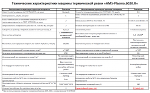 Станок плазменной резки "AMS-Plasma.6020.R", плазма+газ, криволинейная фаска