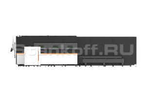 Оптоволоконный лазер в кабине с труборезом и сменным столом XTC-1560GT/6000 Raycus