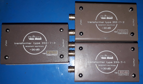 Попередній підсилювач Unipan 233-6; 233-7-1; 233-7-2; 233-7-3