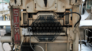 Линия поперечной резки производства S.I.E.M.I s.p.a. MILANO