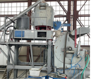 Миксер двухстадийный для варки и смешения полимеров с химией и мелом