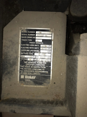 Электропогрузчик с г/п 1,8 тонн (1 800 кг) 3,3 м