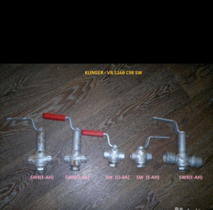 Краны стальные klinger, VR 516B C98 SW для пара