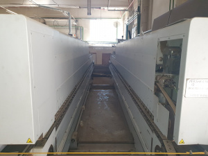 Кромкооблицовочный станок двусторонний Homag