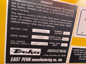 Электропогрузчик с г/п 1,8 тонн (1 800 кг) 3,3 м