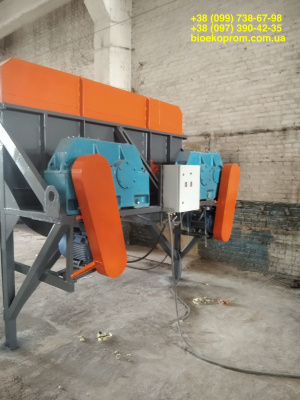 Горизонтальный смеситель двухвальный ленточный 15000 литров