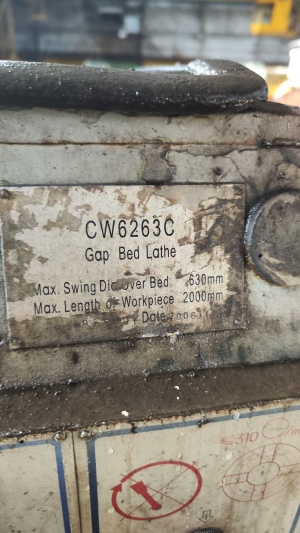 165 2,8м, 1В62г 1000мм, 1м63 1,5м, CW 630-2000 (шпиндель 114 мм)