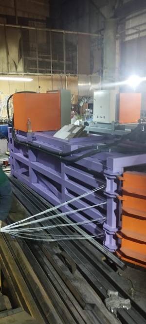 Пресс-пакетировщик горизонтальный, модель Кубер-50ГА