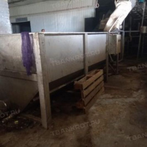 Бункер приема овощной продукции с транспортировочной лентой БПОП, инв.№БП-000001