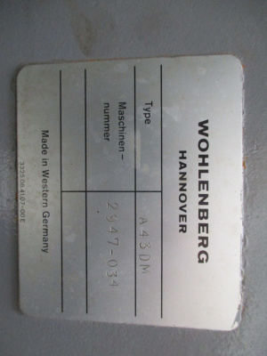 3 ножева різальна машина Wolenberg