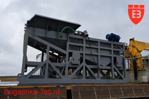 Mобильный прoмывoчный прибоp В720-3, Скруббер Бутара, Пром прибор, Мойка гравия, Мойка стекла, Золотодобывающее оборудование