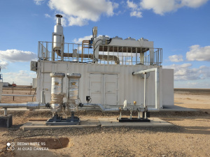 Газопоршневую электростанцию