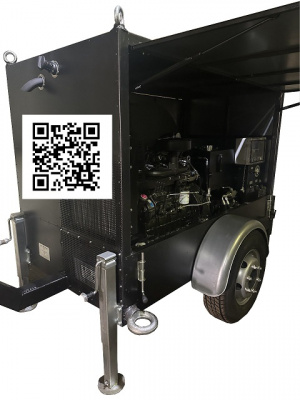 Кабельная гидравлическая лебедка ЛГТ-50Т дизельная