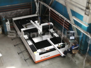 Оптоволоконный лазер для резки металла XTC-1530H/6000 Raycus/Reci