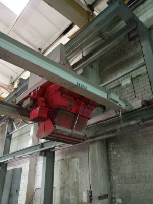 Оборудование для производства ЖБИ Бетонораздатчик полупортальный от технологической линии адресной подачи бетона KUBAT