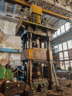 Пресс гидравлический ПА2642 ус.1600 тонн, ПА2638 ус.630 тонн, изотермическая штамповка, титан, лопатка, ПА2646, ДА2238, ДБ2240