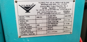 Торцефрезерный станок YILMAZ