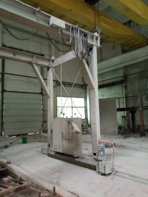 Оборудование для производства ЖБИ Бетонораздатчик полупортальный от технологической линии адресной подачи бетона KUBAT