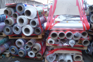 Отходы пленки от упаковки и фасовки. С печатью и без. В любом виде