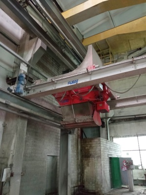 Оборудование для производства ЖБИ Бетонораздатчик полупортальный от технологической линии адресной подачи бетона KUBAT