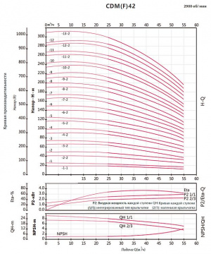 Вертикальный многоступенчатый насос Fancy CDM 42-5