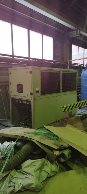 Система охлаждения промышленная (чиллер) в составе линии листоделки (Линия по производству листовых пластиков (Bridce))