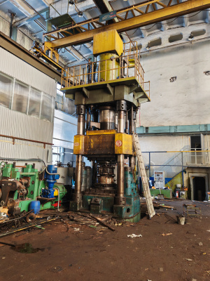 Пресс гидравлический ПА2642 ус.1600 тонн, ПА2638 ус.630 тонн, изотермическая штамповка, титан, лопатка, ПА2646, ДА2238, ДБ2240