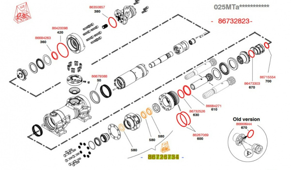 Кардан большой Sandvik для буровой