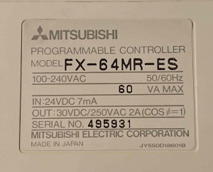 контроллер MITSUBISHI FX-64MR-ES