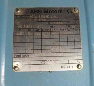 Электродвигатель ABB 295kw