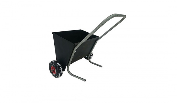 Тележка пескоразбрасыватель ручной с дозатором ЗИМНИК 70