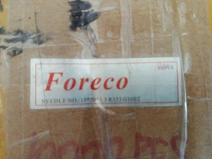 Иглы FORECO для иглопробивных станков, производства иглопробивных нетканых материалов