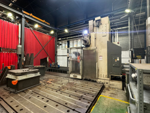 Расточный станок с ЧПУ с плитным настилом TOS VARNSDORF - WD 130