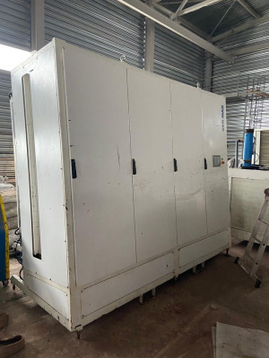 Линия для производства стеклопакетов, с панельным прессом