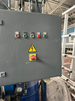 Линия для производства стеклопакетов, с панельным прессом