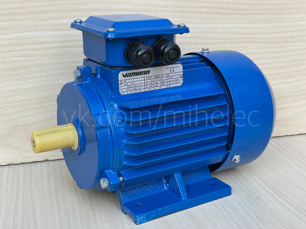 Электродвигатель 1.1 квт 2820 об/мин (1,1квт 3000 оборотов в минуту) Vilmann Z 802-2