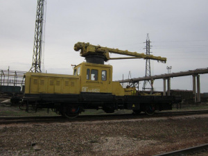 Автодрезина ДГКу-5 (дрезина грузовая крановая универсальная)