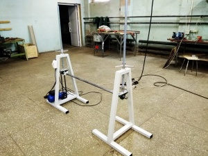 Размотчик электрический для рулонов ПП и ПЭ ткани