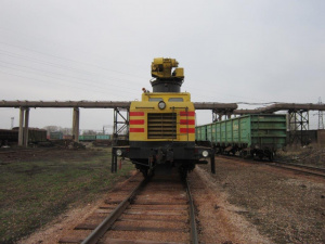 Автодрезина ДГКу-5 (дрезина грузовая крановая универсальная)