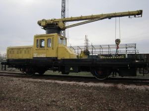 Автодрезина ДГКу-5 (дрезина грузовая крановая универсальная)