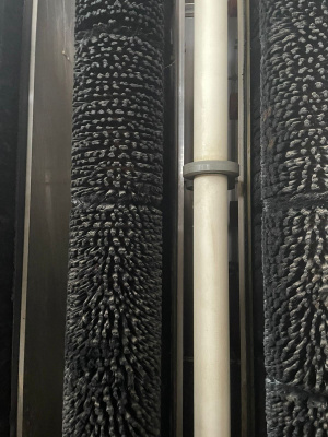 Линия для производства стеклопакетов, с панельным прессом