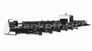 Оптоволоконный лазерный труборез с 3-мя патронами XTC-TX360-1206-3C/6000 Raycus 5 axis