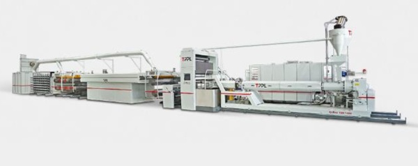 Линия вытяжки полипропиленовых нитей