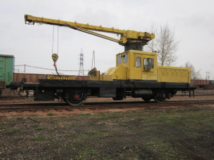 Автодрезина ДГКу-5 (дрезина грузовая крановая универсальная)