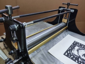 Станок офортный печатный ОФП-500л (вальцовый пресс)