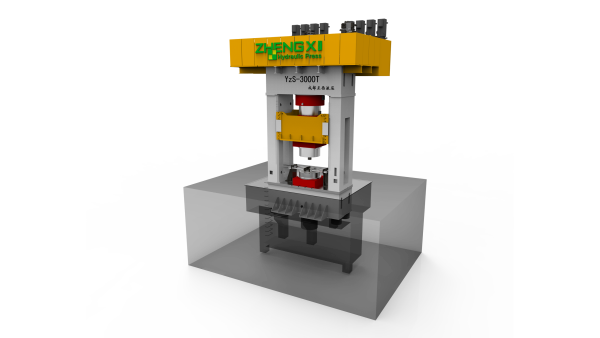 Гидравлический пресс для закрытой ковки