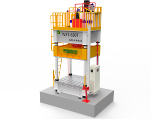 Гидравлический пресс четырёхколонный