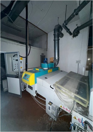 СТАНОК АВТОМАТИЧЕСКОГО НАНЕСЕНИЯ ЛАКОКРАСОЧНЫХ МАТЕРИАЛОВ